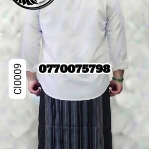 Black Handloom Cotton Sarong cl0009