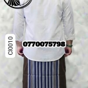 Dark Brown Handloom Cotton Sarong cl0010