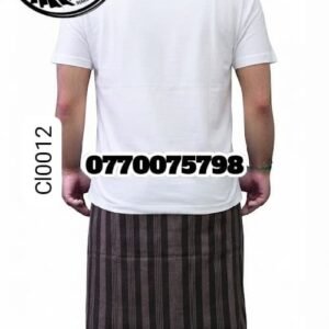 Dark Brown Handloom Cotton Sarong cl0012