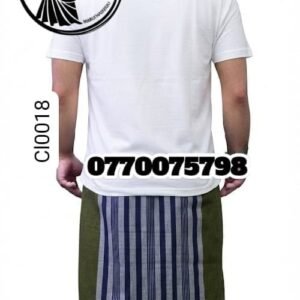 Kaaki Green Handloom Cotton Sarong cl0018