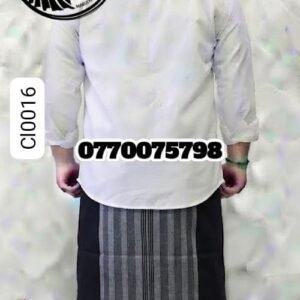 Black Handloom Cotton Sarong cl0016