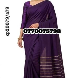 Best Violet Handloom Cotton Saree cp20079/a79