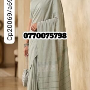 Best Light Off Green Handloom Cotton Saree cp20069/a69