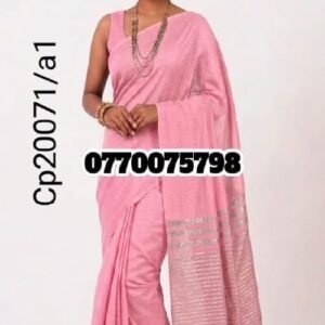 Best Pink Handloom Cotton Saree cp20071/a1