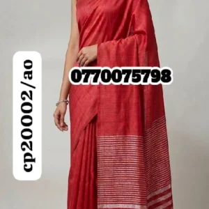 Red handloom cotton saree cp20002/a0