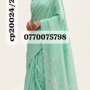 Light green handloom cotton saree cp20024/a27