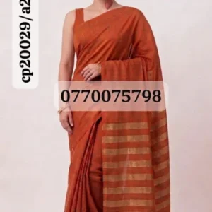 Mustard Brown Handloom Cotton Saree cp20029/a29