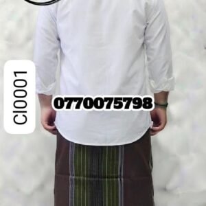 Brown Handloom cotton sarong cl0001