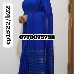 Best royal Blue Handloom Cotton Saree cp1522/b22