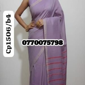 Best Purple Handloom Cotton Saree cp1506/b06