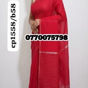 Best Red Handloom Cotton Saree cp1558/a58