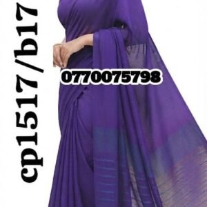 Best Violet Handloom Cotton Saree cp1517/b17