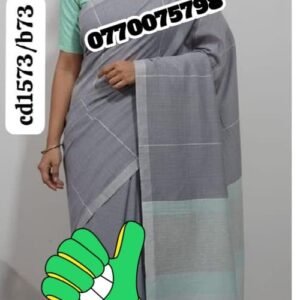 Best Light Green & Gray Handloom Cotton Saree cp1573/b73