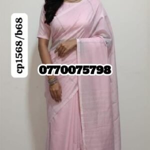 Best Light pink Handloom Cotton Saree cp1568/b68