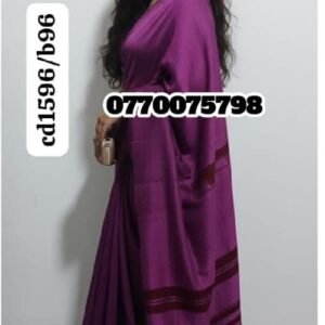 Elegance Magenta Purple Handloom Cotton Saree cd1599/b99
