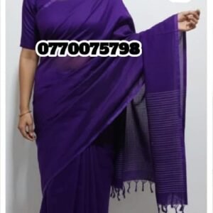 Elegance Violet Handloom Cotton Saree cp1591/b91
