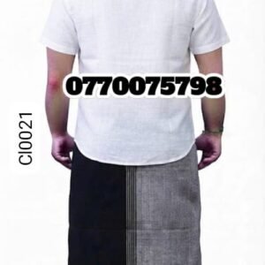 Best Black & Gray Handloom Cotton Sarong cl0021