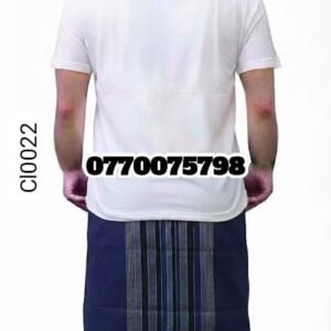 Best Dark Blue Handloom Cotton Sarong cl0022