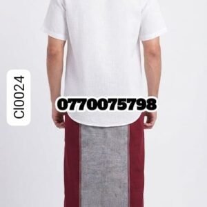 Best Red Maroon Handloom Cotton Sarong cl0025